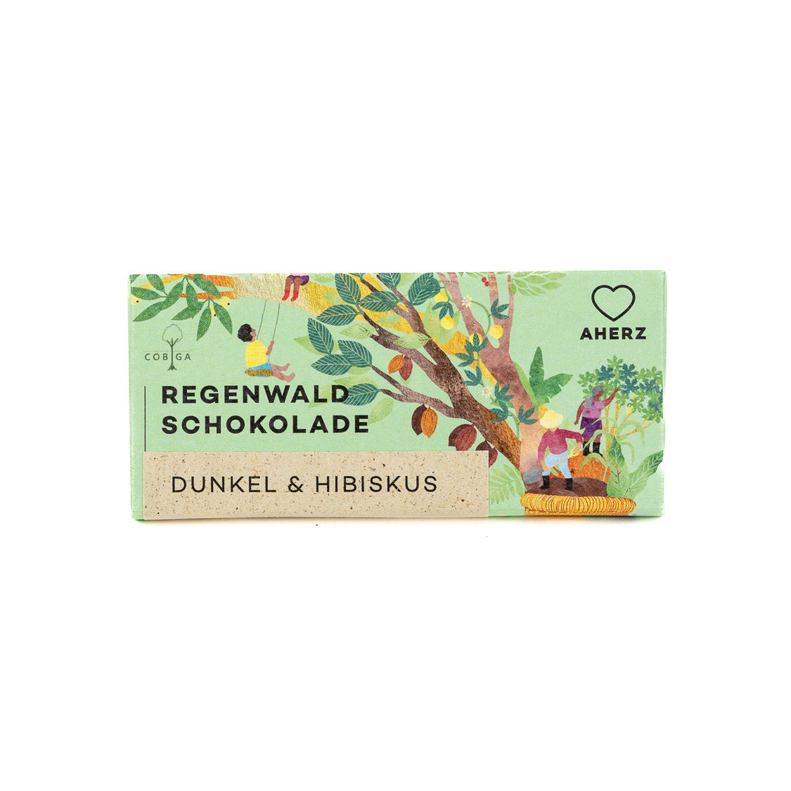 Regenwald-Schokolade Dunkel-Hibiskus